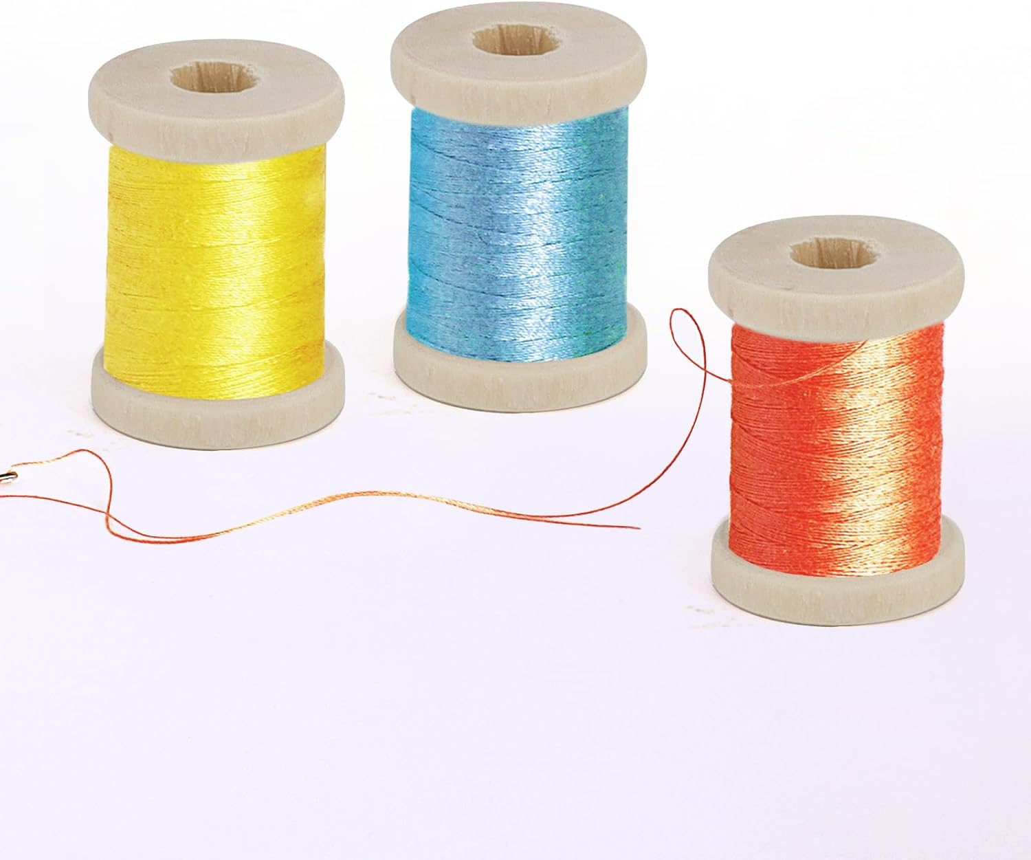 LEXININ 100 PCS 1 x 0.78 Inch Mini Empty Wooden Thread Spools, Wood Wire Spools Ribbon Barrel Spools for Crafts, Sewing, Twine, Jewelry (Pack of 2)