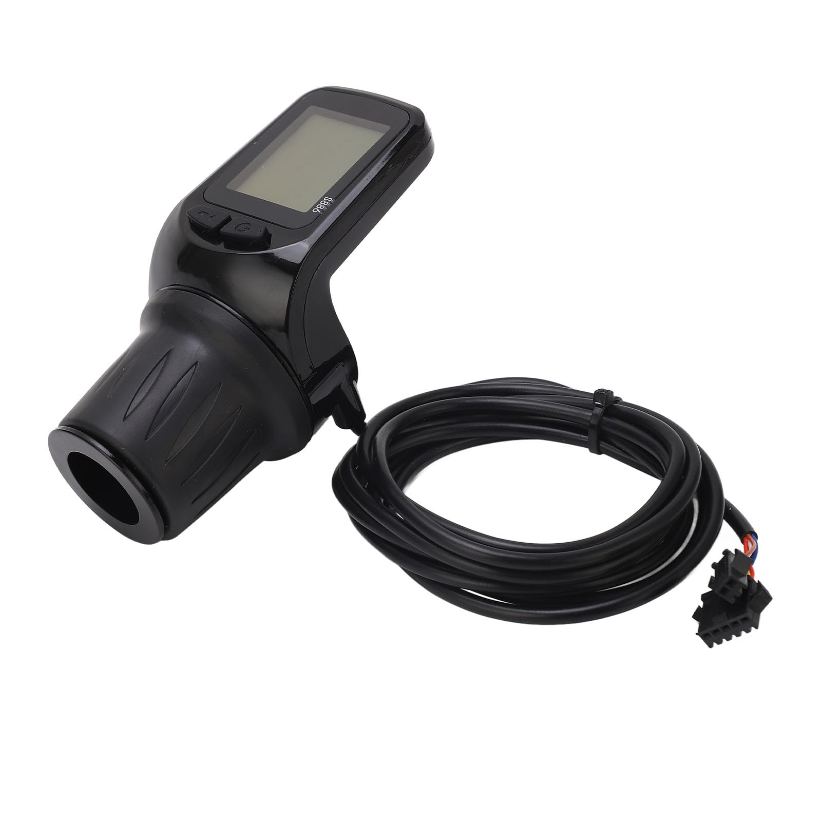 Electric Bike Grip Grip Half Twist LCD Affichage Panneau Interface de Phare 5P + 2P Câble 24V 36V 48V 60V Divers différents Niveaux de Tension
