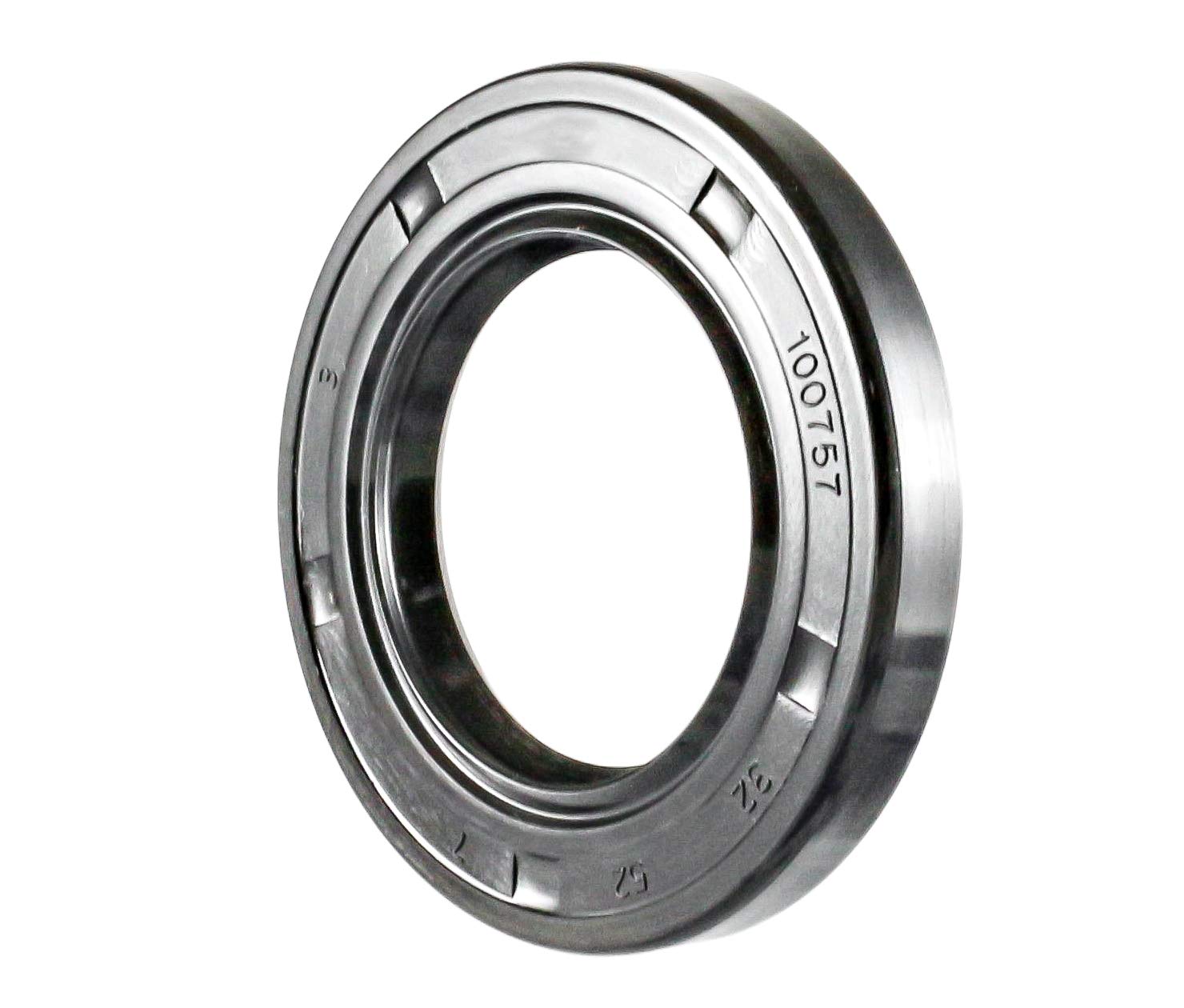 EAI Oil Seal 32mm X 52mm X 7mm (2 PCS) TC Double Lip w/Spring. Metal Case w/Nitrile Rubber Coating