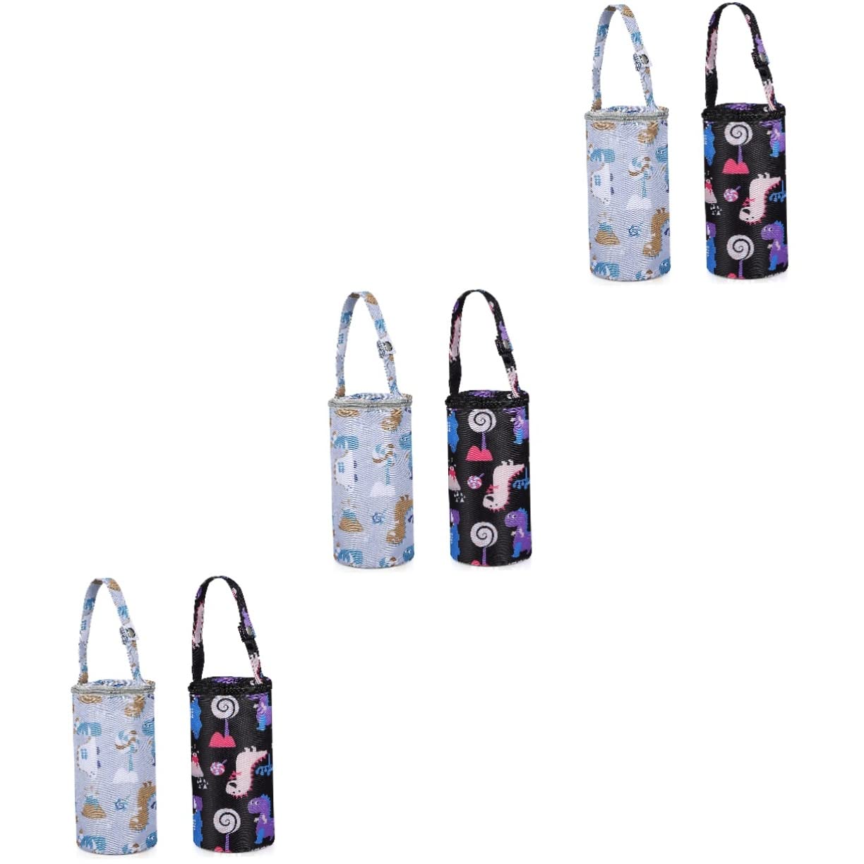 Yardwe 3 Set Borsa Termica Mamas Viaggio Latte Borsa Per Isolamento Copertina Sacchetti Per Biberon Isolati Coperchio Del Biberon Isolato Tessuto Oxford 300d 2 Pezzi * 3