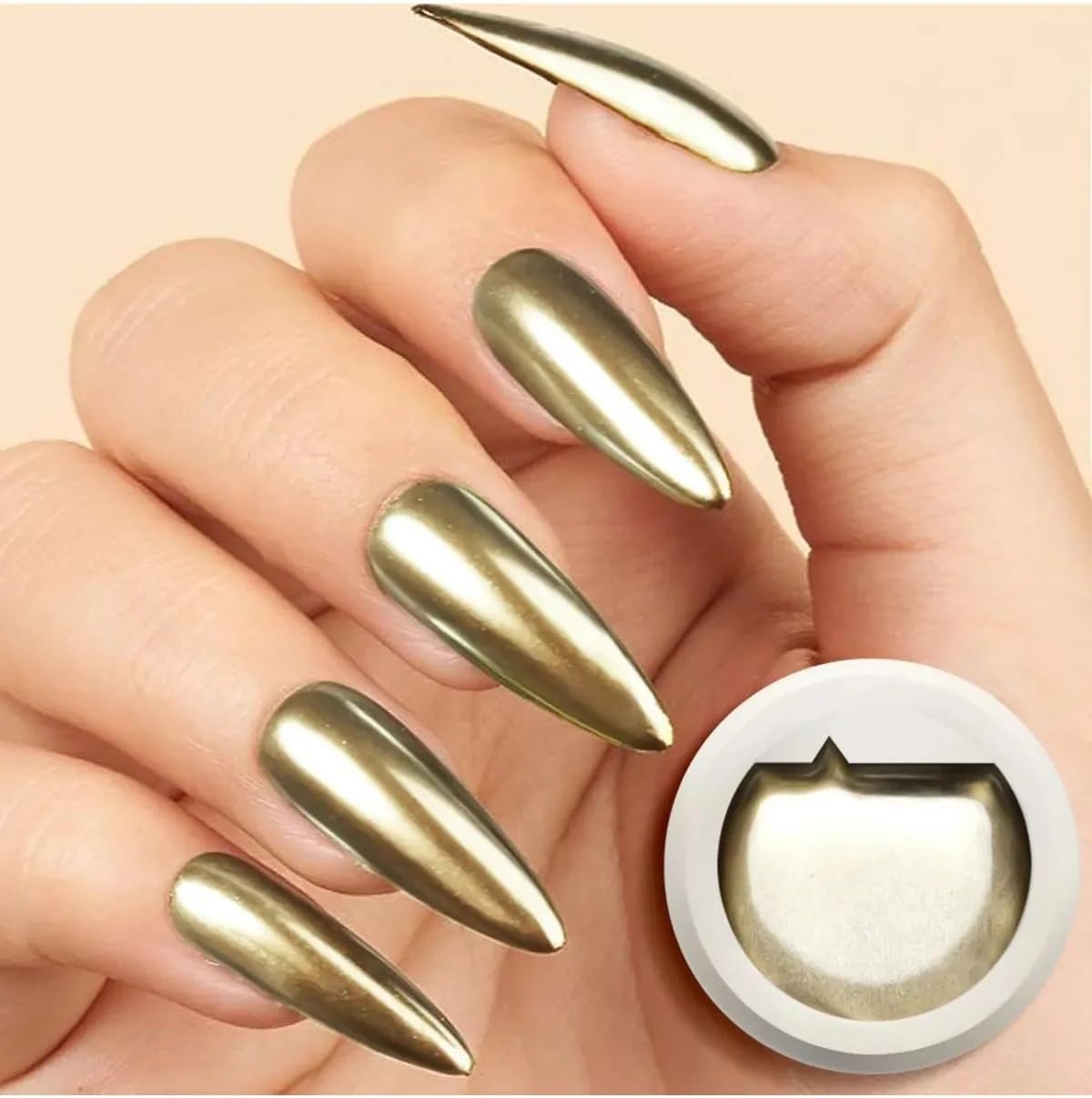 Fontenay Metallic Gel Gold Tırnak Dizaynı İçin Gold