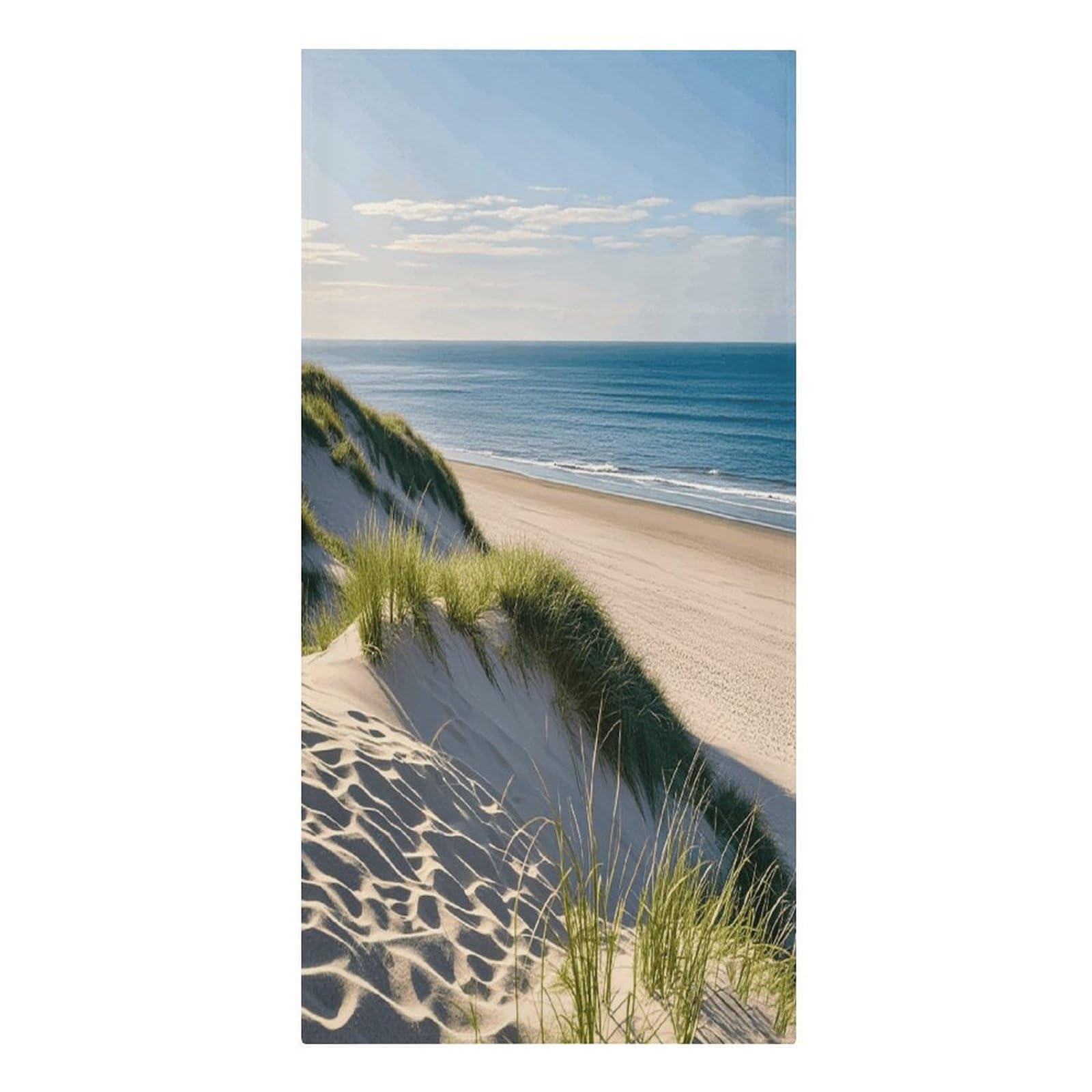 VstaDank Beach Dunes Beach Towel Vacation Essentials Sand Free Soft Quick Dry Swim Towels 61"x30" Modern Extra Large Towels Lightweight Microfiber Beach Towel for Swimming Pool