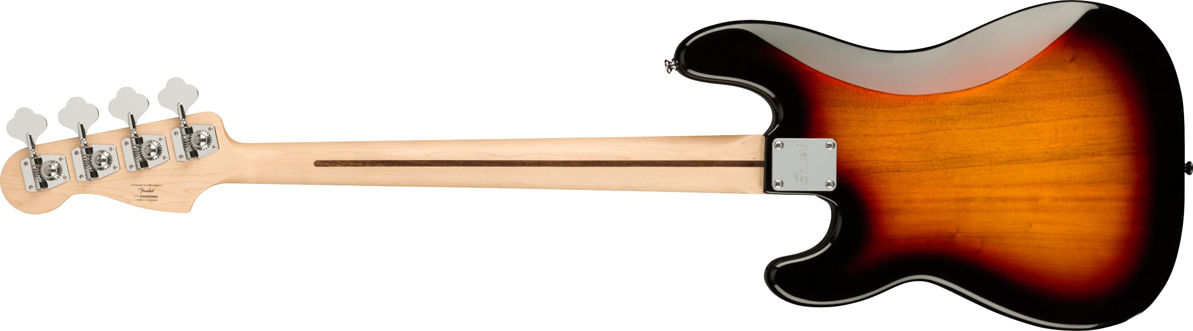Squier by Fender Affinity Präzisions-Bass-Set, Sunburst, PJ Pickup, Rumble 15 A, Gigbag, Gurt, Instrumentenkabel, 3 Monate Fender Play-Online-Unterricht
