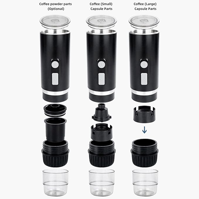 Cafetera Portátil para Cápsulas y Café Molido, Capacidad 110 ml miniatura 9