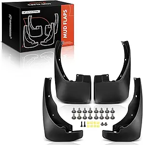 A-Premium Mud Flaps Set for Nissan Frontier (4-piece Black)