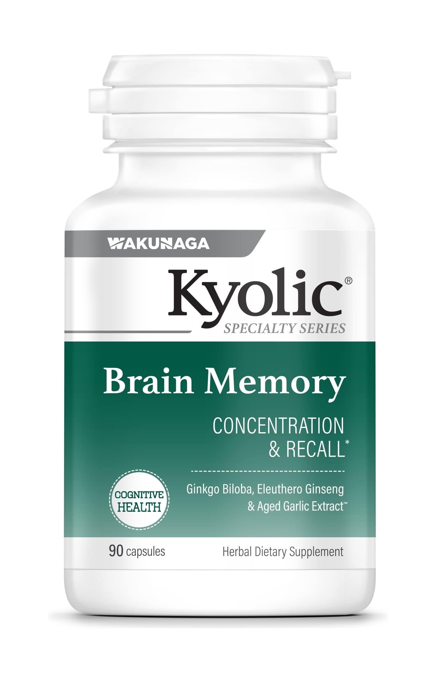 Kyolic Specialty Series Brain Memory, 90 Capsules