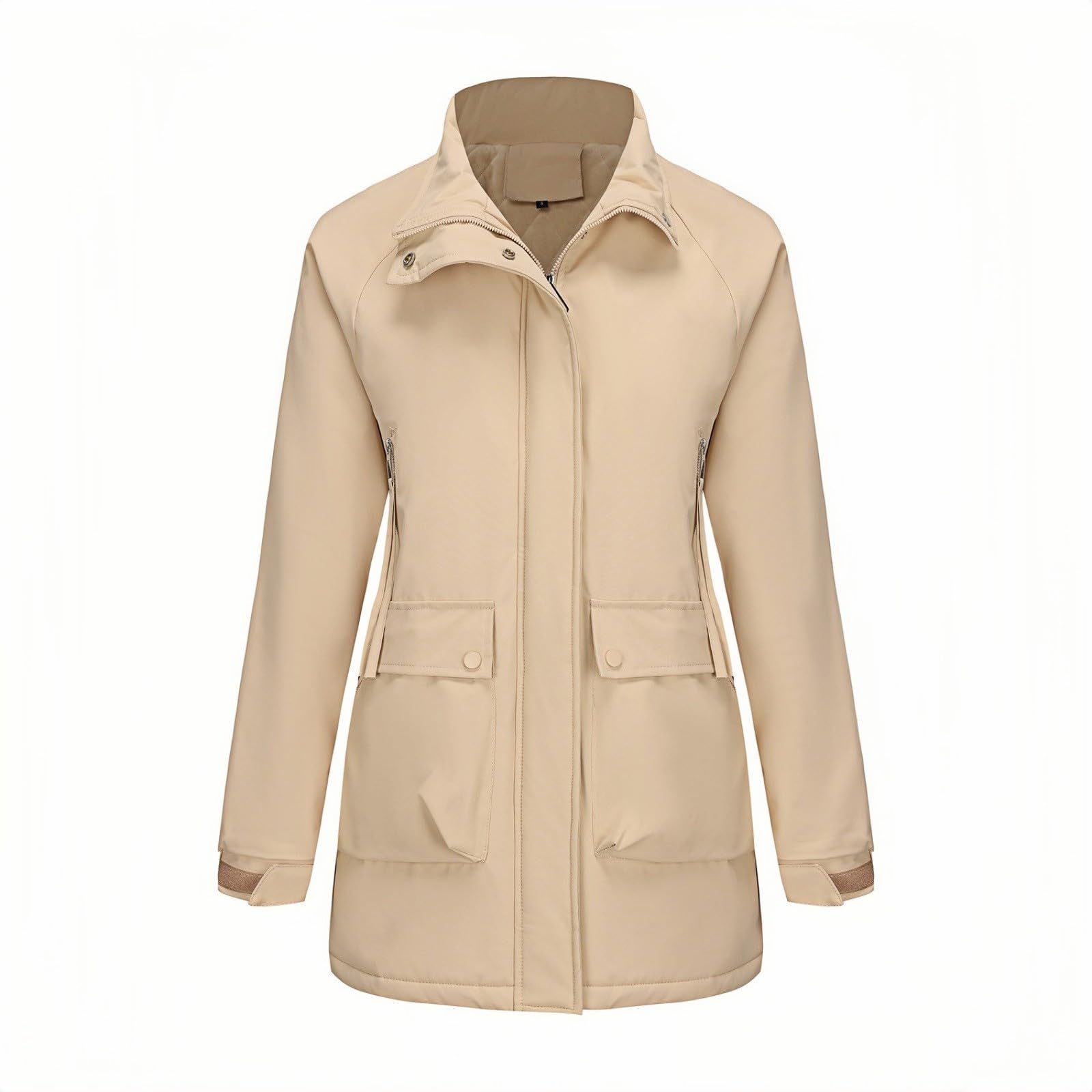 Generico Poncho Donna Antipioggia,Giacca Anorak Leggera Da Donna Antivento Impermeabile Lunga Con Cappuccio E Tasche Per L'Uso Quotidiano E Le Escursioni All'Aperto