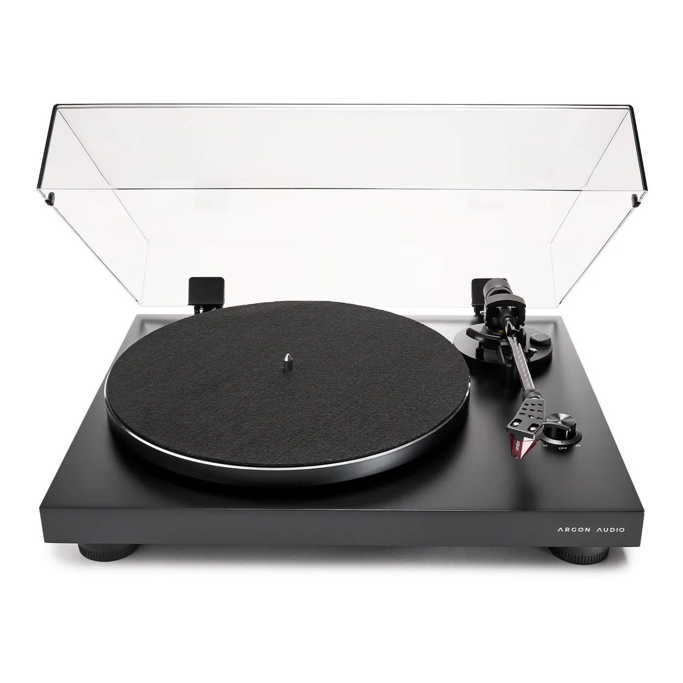 Argon Audio TT-3 Plus Belt-Drive Turntable with Ortofon 2M Red and Built-in Phono Preamp-image-17