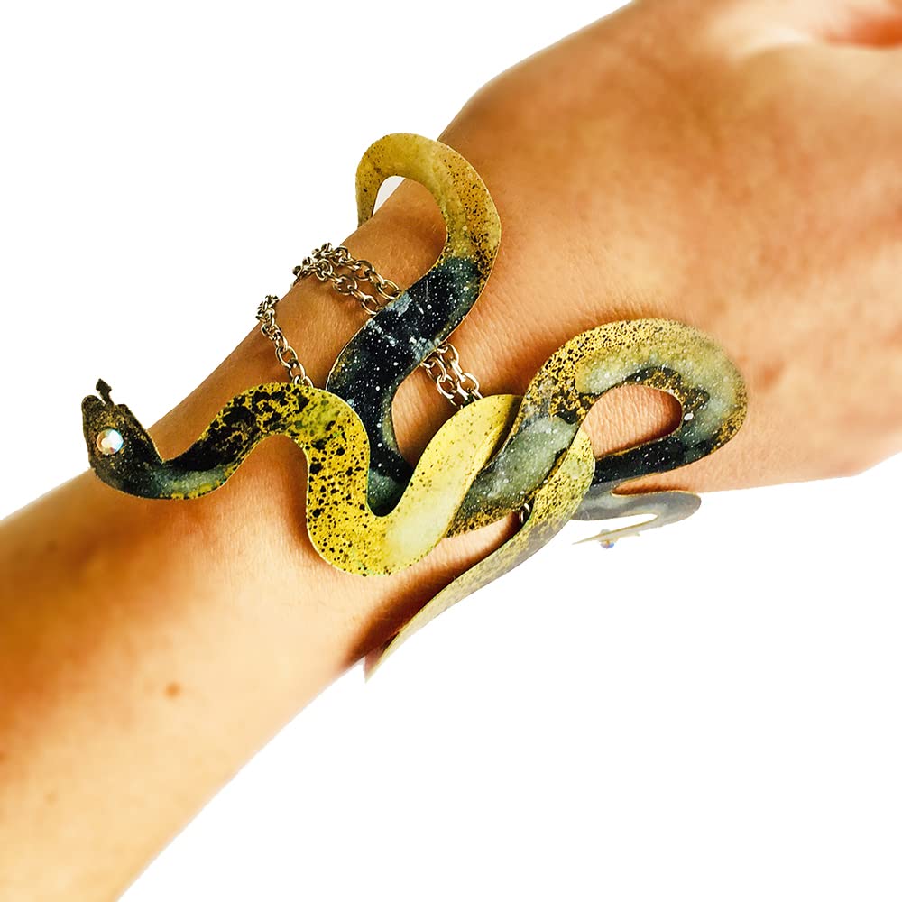 Snakes necklace transformable into a bracelet Auryn