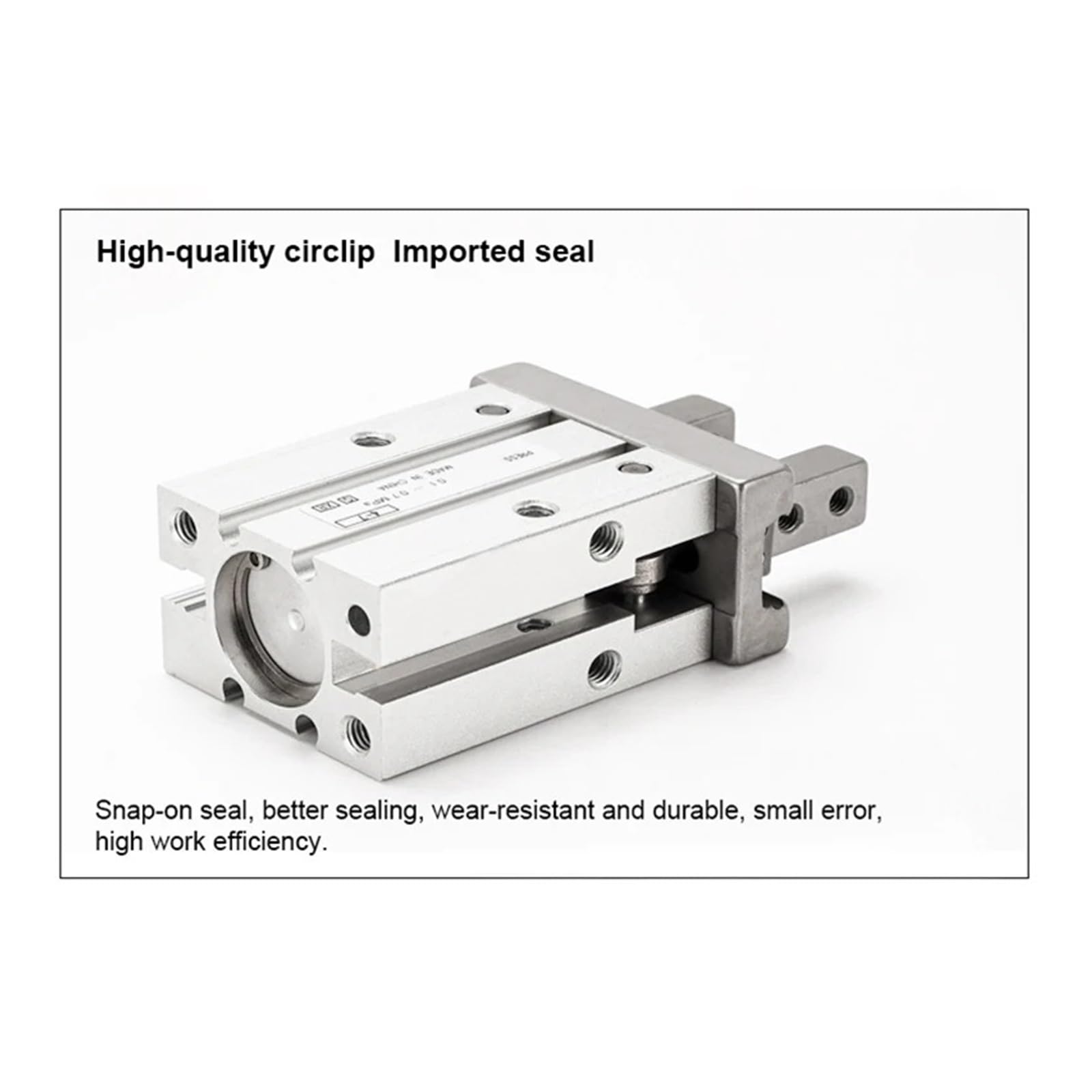 Pinza neumática de tipo paralelo serie MHZL2 / tipo de larga, 2 dedos, diámetro interior 10/16/20/25 mm, abierta/cerrada 8/12/18/22 mm(MHZL2-C,Bore 25mm)