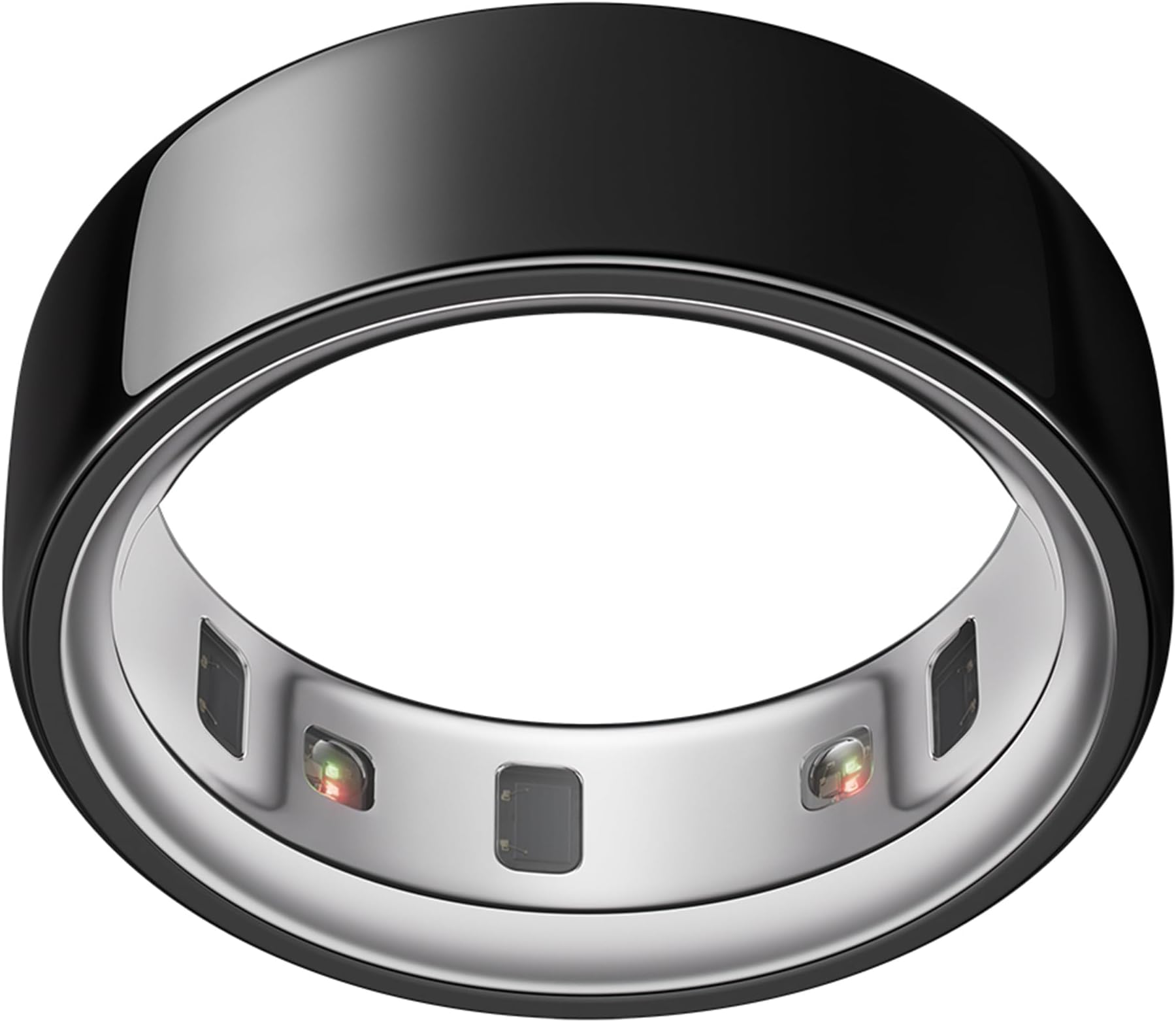 OURA Ring 4 - Black - Size 8 - Smart Ring | Size First Ring 4 Sizing Kit | Sleep Tracking Wearable - Heart Rate - Fitness Tracker - Up to 8 Days Battery Life