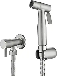 Ducha Higiênica Luxo 1/4 de Volta em Aço Inoxidável 304 com Gatilho de Alta Pressão – Design Moderno, Resistência e Durabilidade Premium para Banheiros Elegantes