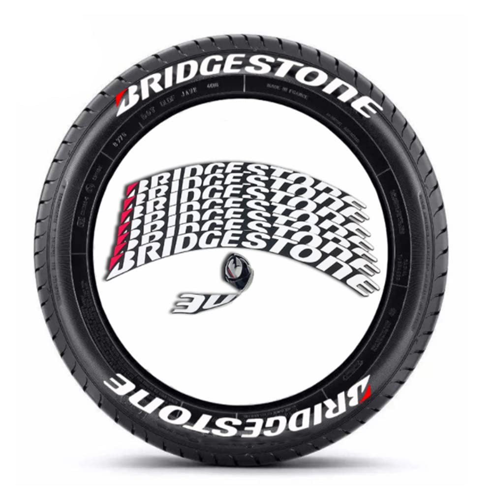 Buy KUZANWZ Car Tire Decals Letter Paster, Car Tire Decals Wheel