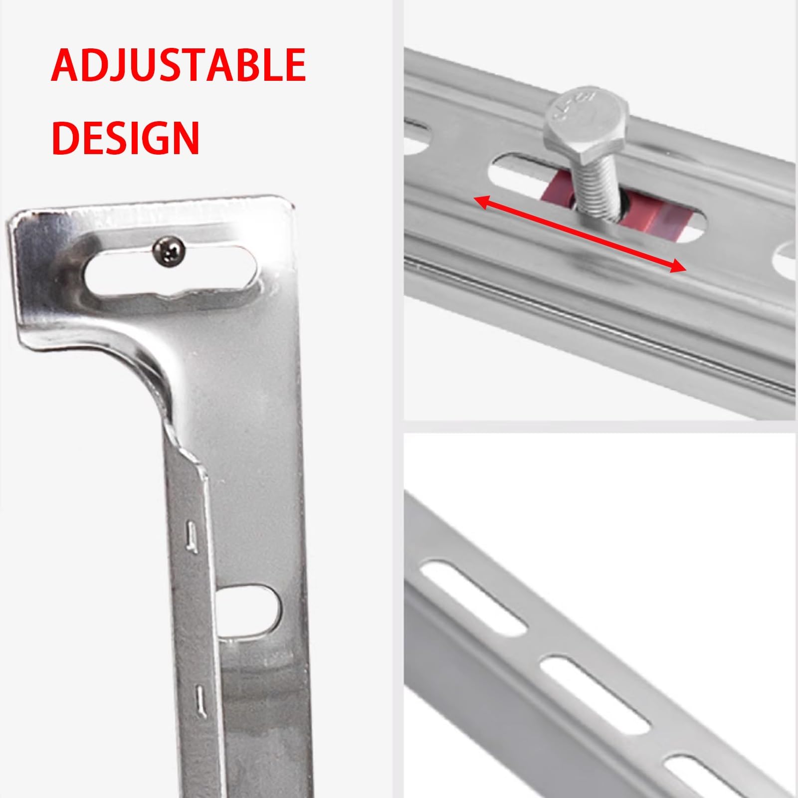 Soporte de bomba de calor para aire acondicionado, soporte de unidad exterior para CA sin conductos, soporte de CA de ventana con capacidad de carga de 770 libras, duradero y fácil de instalar