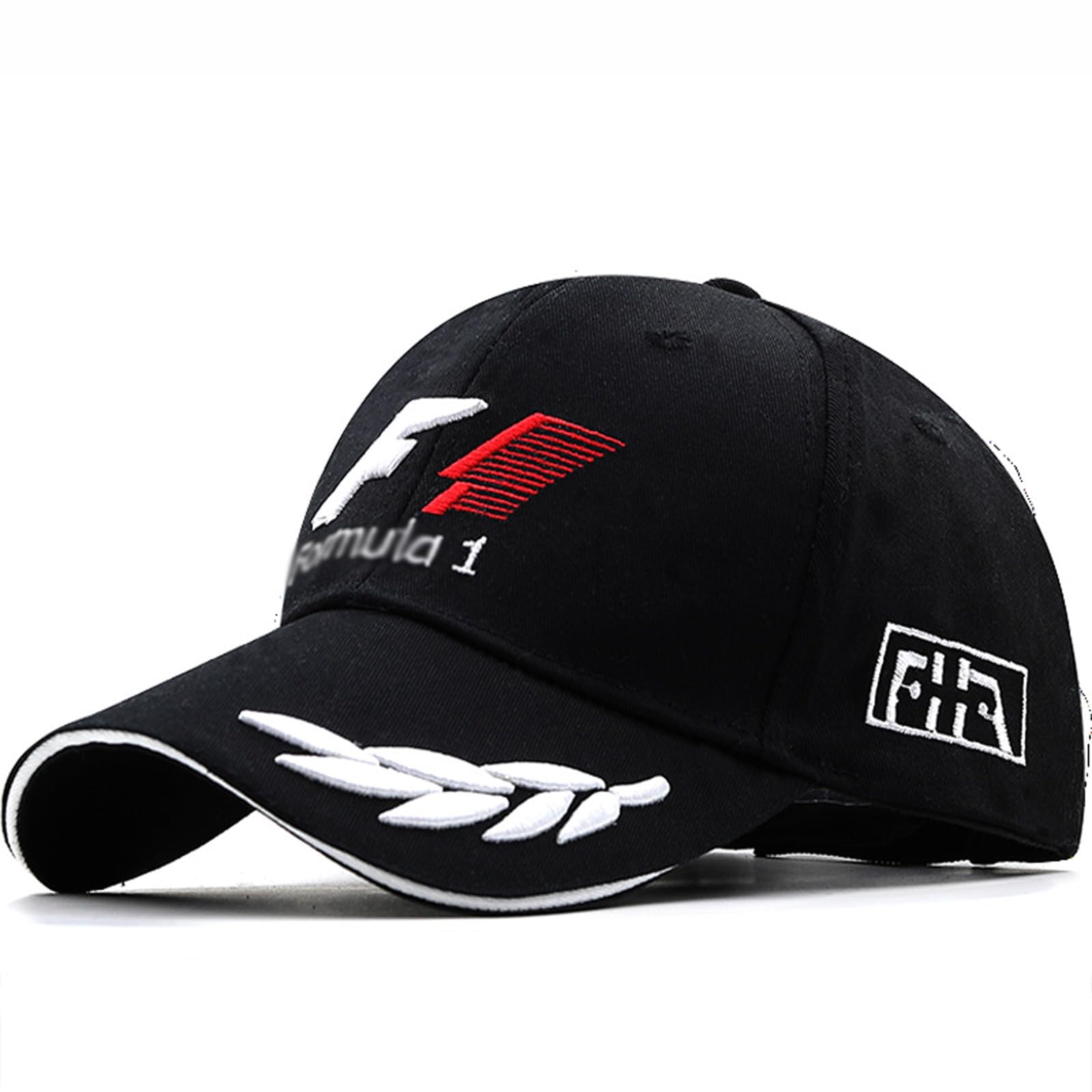 YUNLIJIA F1 Gifts for Men Cap Formula 1 Gifts Race Hats for Men and Women Fathers Day, Birthday Christmas for Fans of Racing Sport Accessory Formula 1 Gift for Boy for Die-Hard Car Fans Black