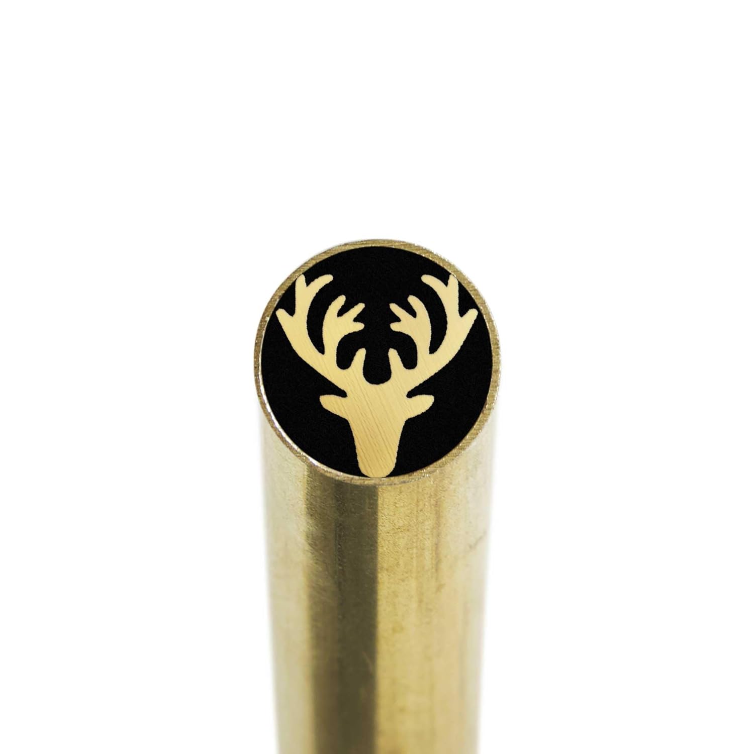 Mosaic Pin for Knife | Decorative Brass Heavy Duty Knife Handle Pins for Fixed Blade Knives | Handmade Pocket Knife Pins Tools (Deer Roe -, 5/16" (8mm)
