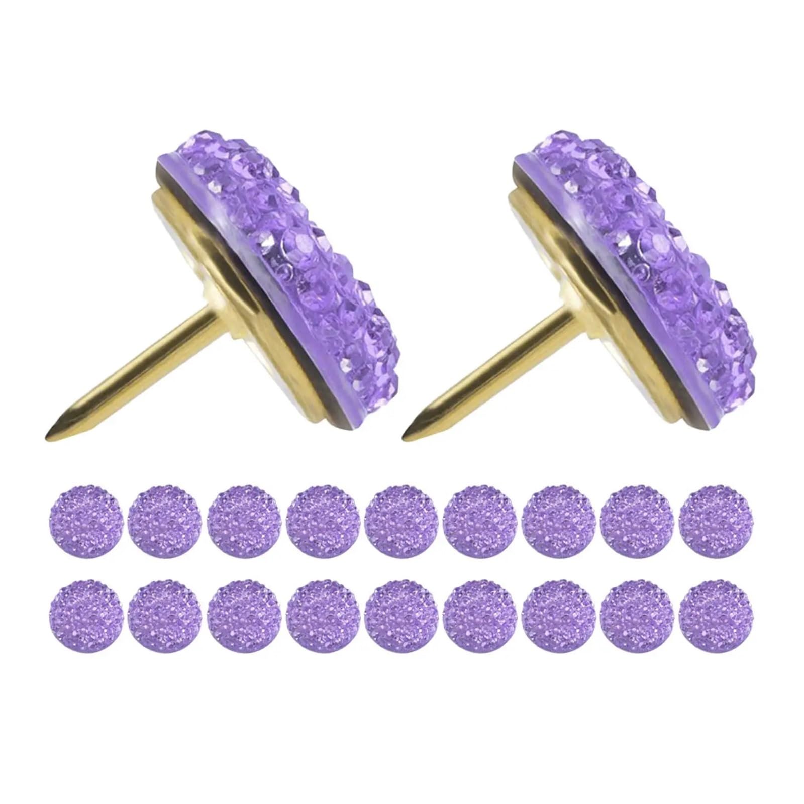 Cute Push Pins 60 Pcs Cork Board Decorative Pushpins for Aesthetic Glitter Thumb Tacks Maps Thumbtacks Corkboard Rhinestone