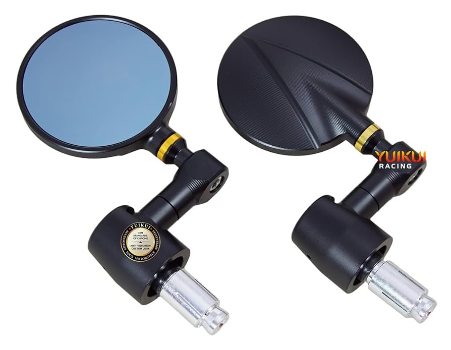 Amazon | Meliore 汎用 22mm 7/8 オートバイ ハンドル バーエンド