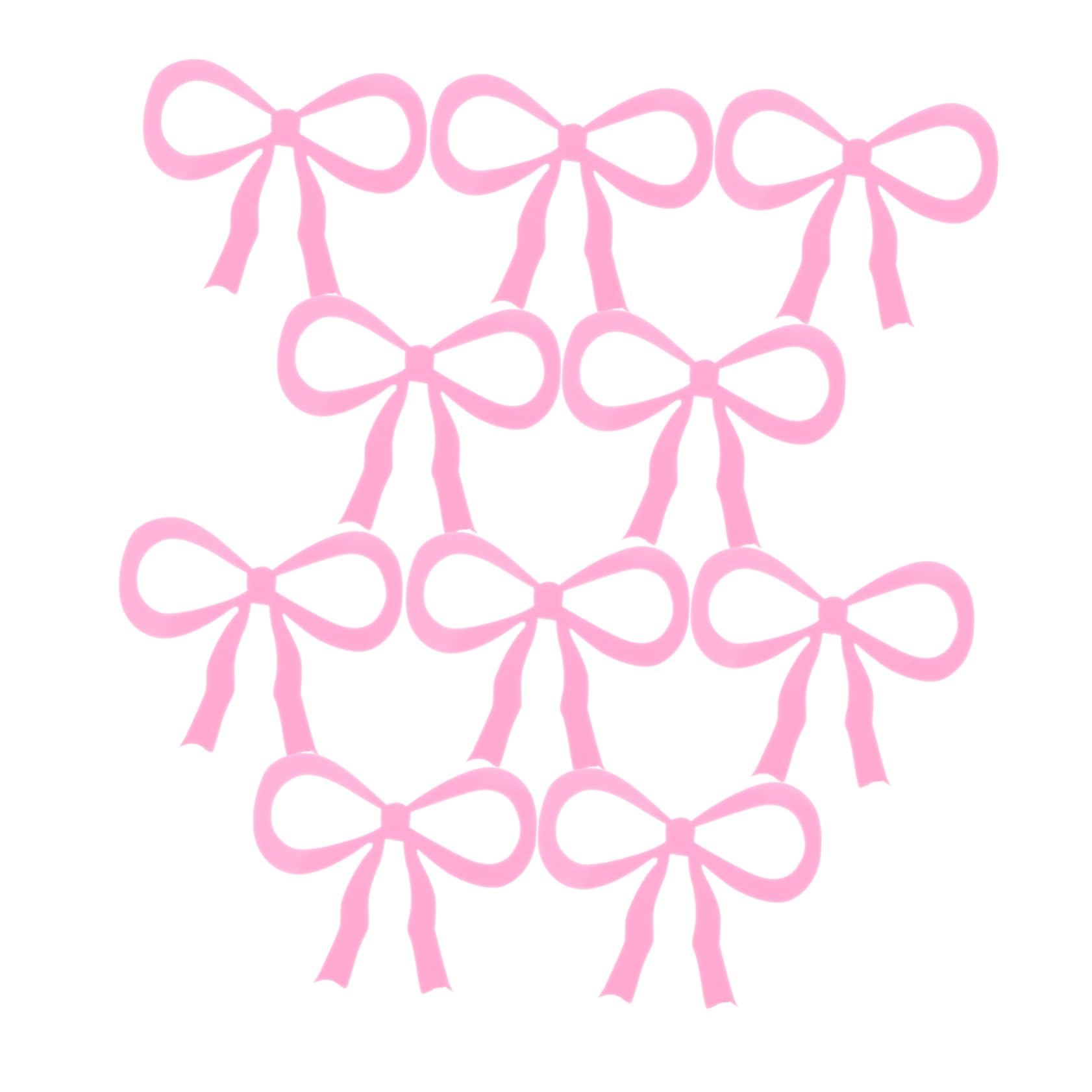 Garneck 20pcs Elegant Acrylic Wine Glass Labels - Stylish Bow Drink Tags for Wedding and Party Identifiers - for Easy Guest Recognition at Celebrations