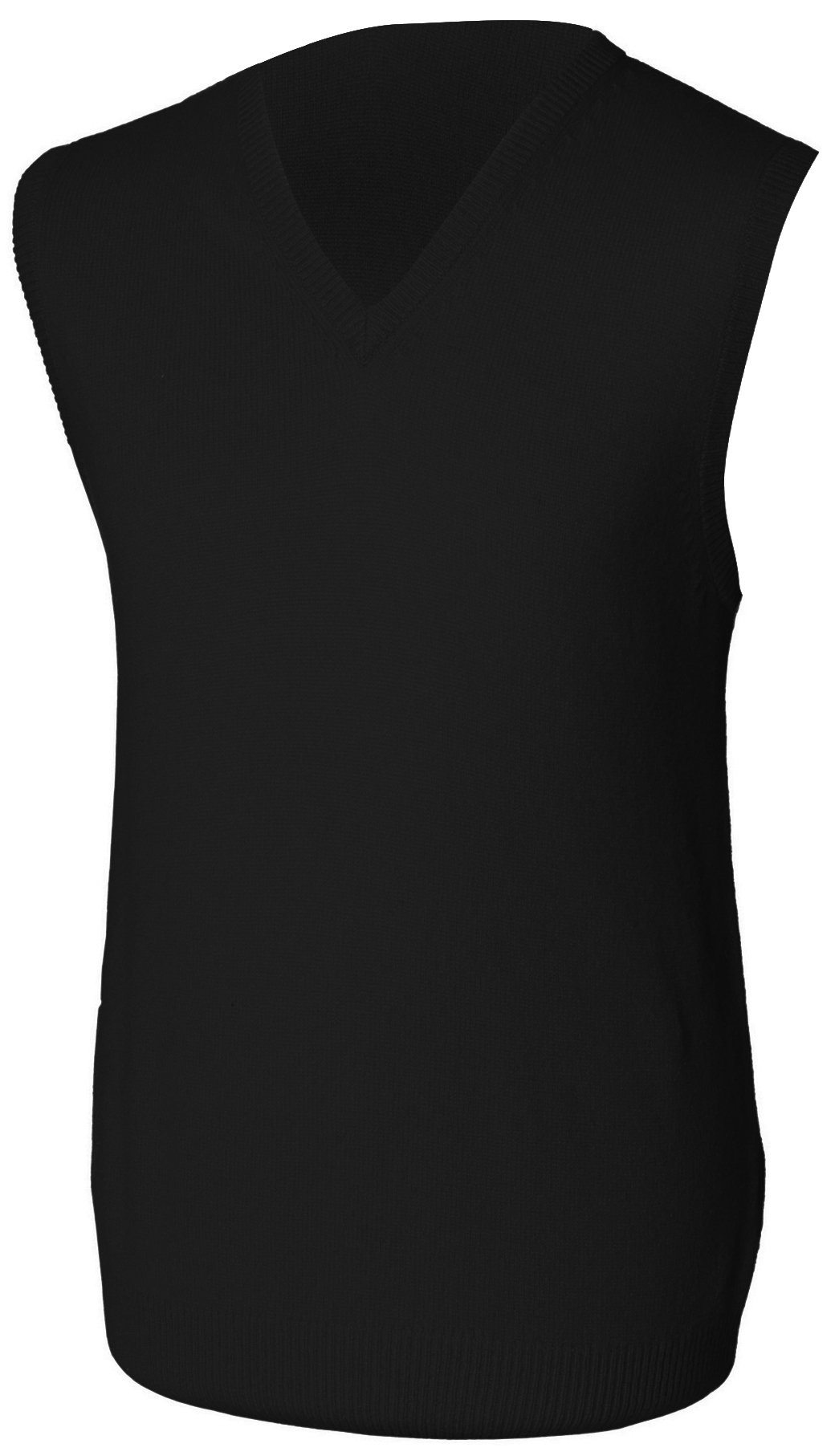 Henbury Lightweight Sleeveless V Neck Sweater : Color - Black : Size - XXL