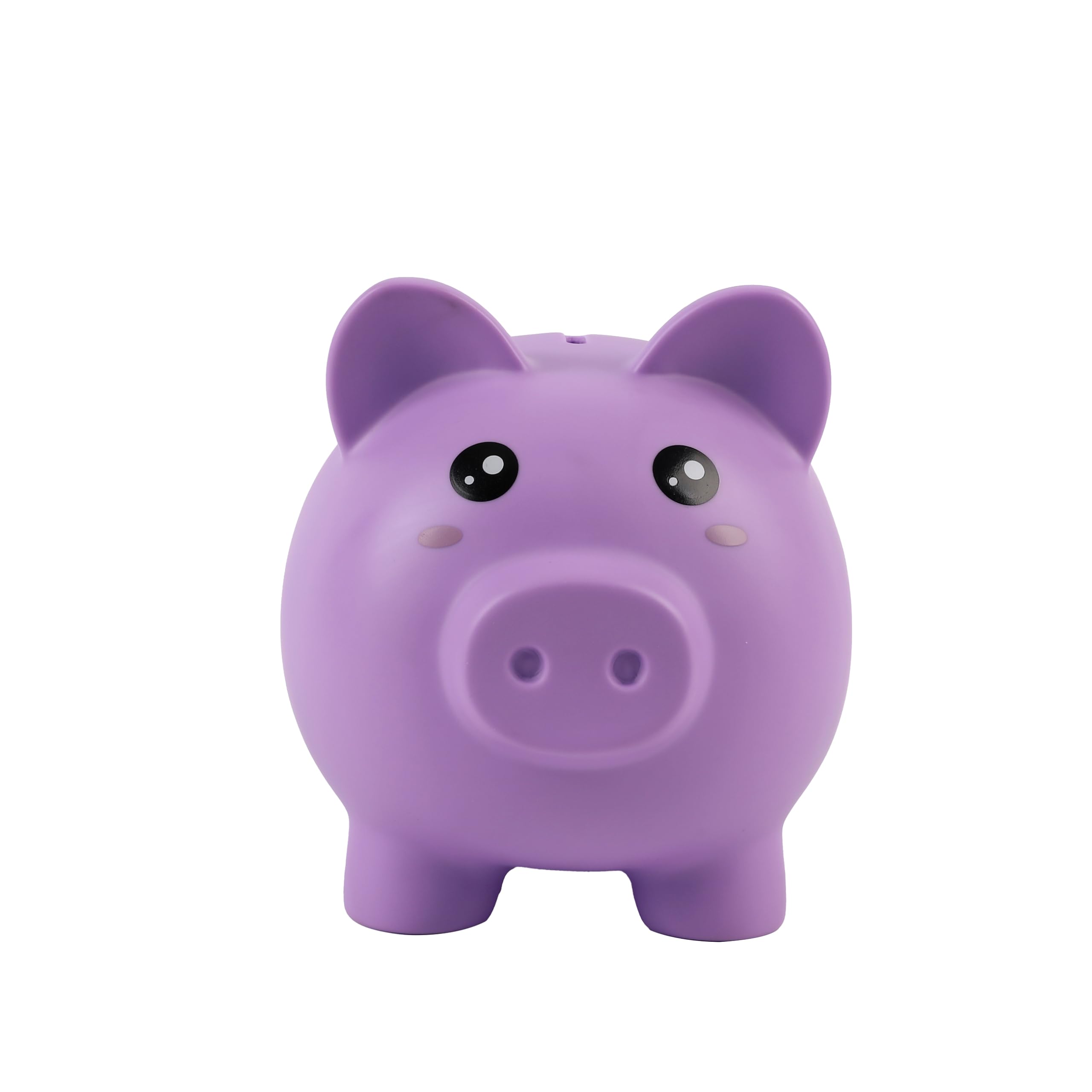 I-TOTAL® - Funny Decorative Money Box/Money Bank in Durable Plastic (PURPLE PIGGY) - Image 2