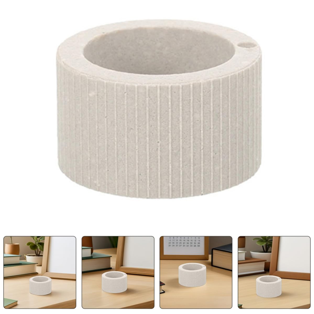 SHINEOFI 30 Unidades Anillos Fijos de Cerámica para Vegetación Base Estable y Amplia Compatibilidad, Ideales para Ambientación y Fijación en Peceras de Agua No Salada