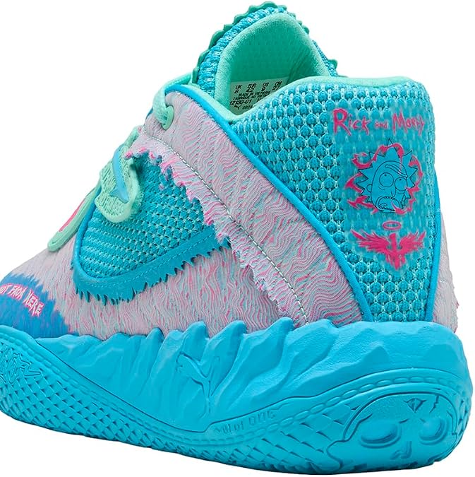 PUMA Mens Mb.05 Rick & Morty Basketball Sneakers Shoes - Orange, Orange, 12