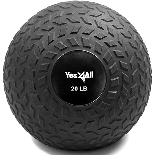 Yes4All Slam Balls, 10-40lb Weighted Ball Weight
