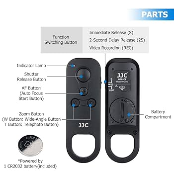 Amazon.com : JJC Wireless Bluetooth Remote Control Replace