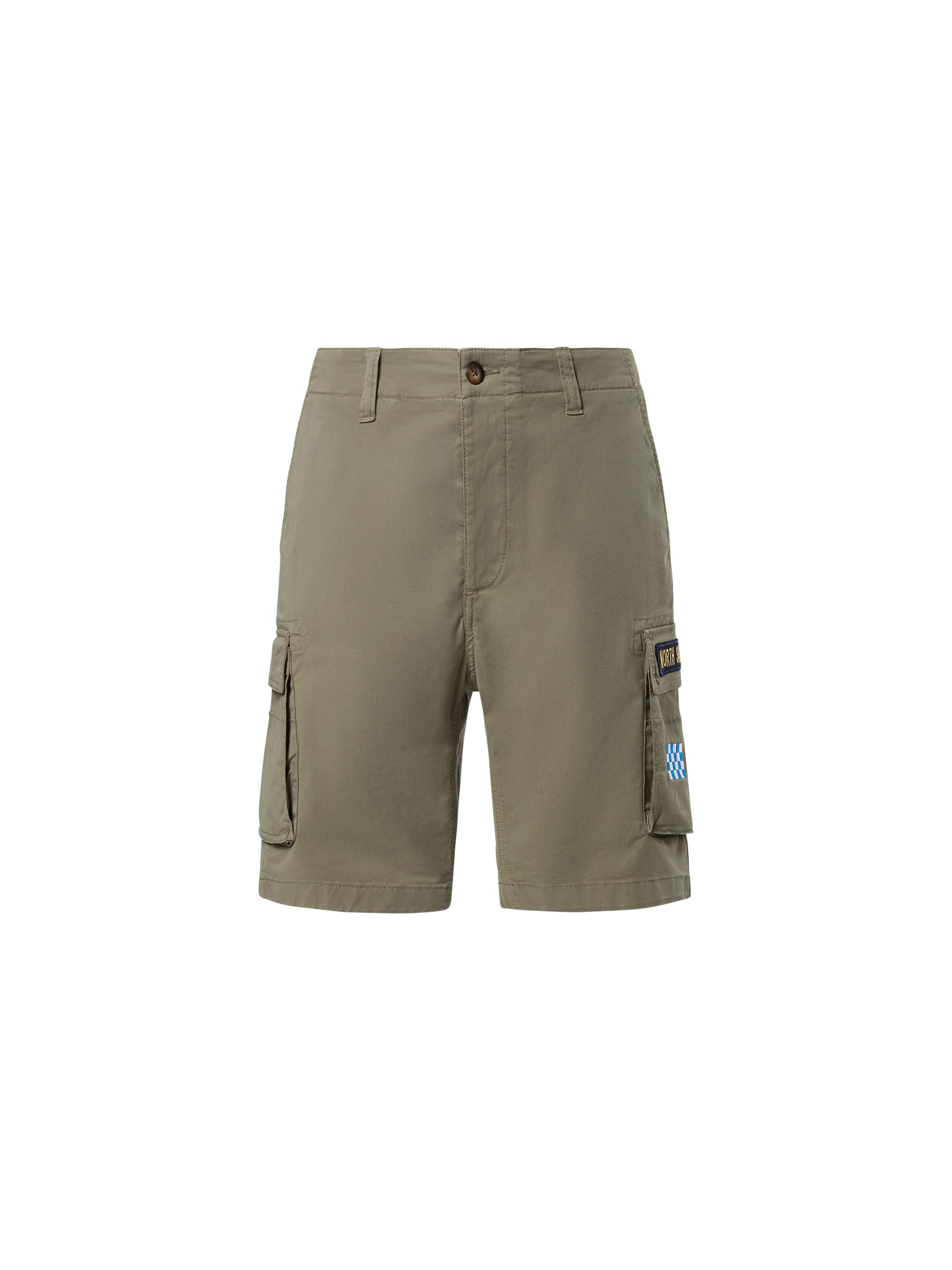 NORTH SAILS Bermuda Cargo Crew Hombre en Gabardina de Algodón Orgánico Stretch