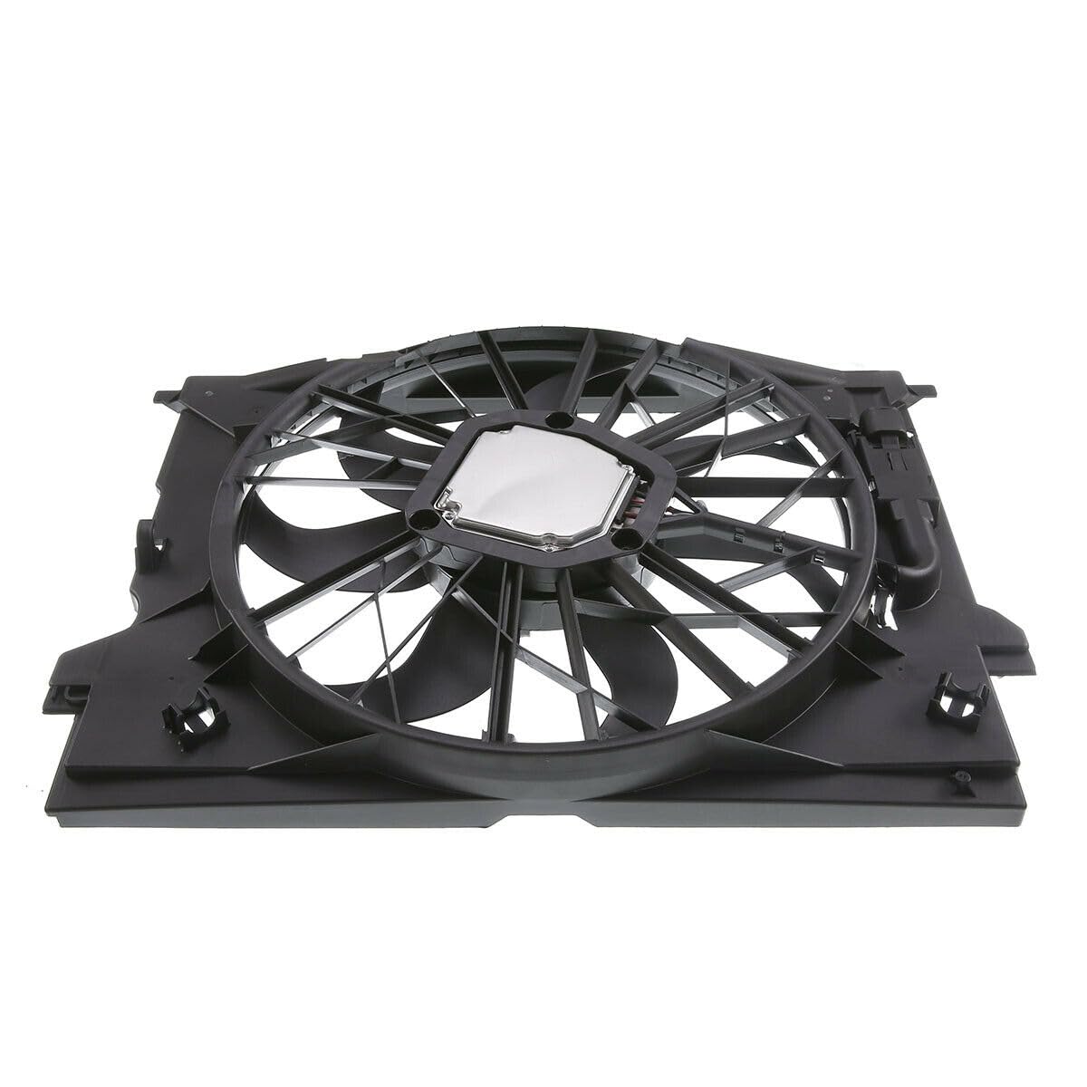 DUST GLOW 1pc Radiator Cooling Fan Plastic Assembly for ML320 2007-2009 for ML350 2006-2011 for ML500 2006-2007 for ML550 2008-2011 for R320 2007-2009 for R350 2006-2013 for R500 2006-2007 12V
