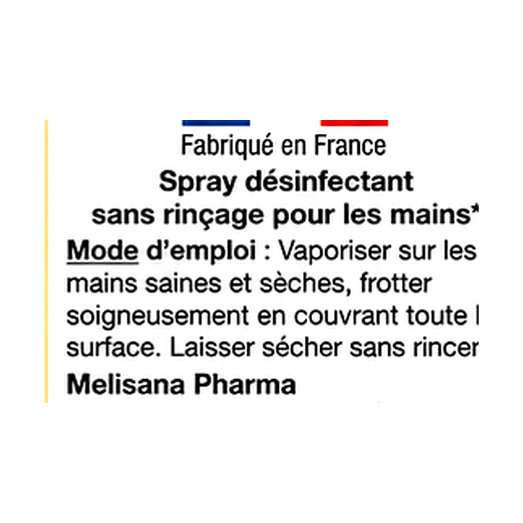Spray Mains Désinfectant Parfum Monoï – Lot de 3 x 30 ml – Format Poche – Sans Rinçage – Parfum Monoï Sunset – Hygiène Nomade