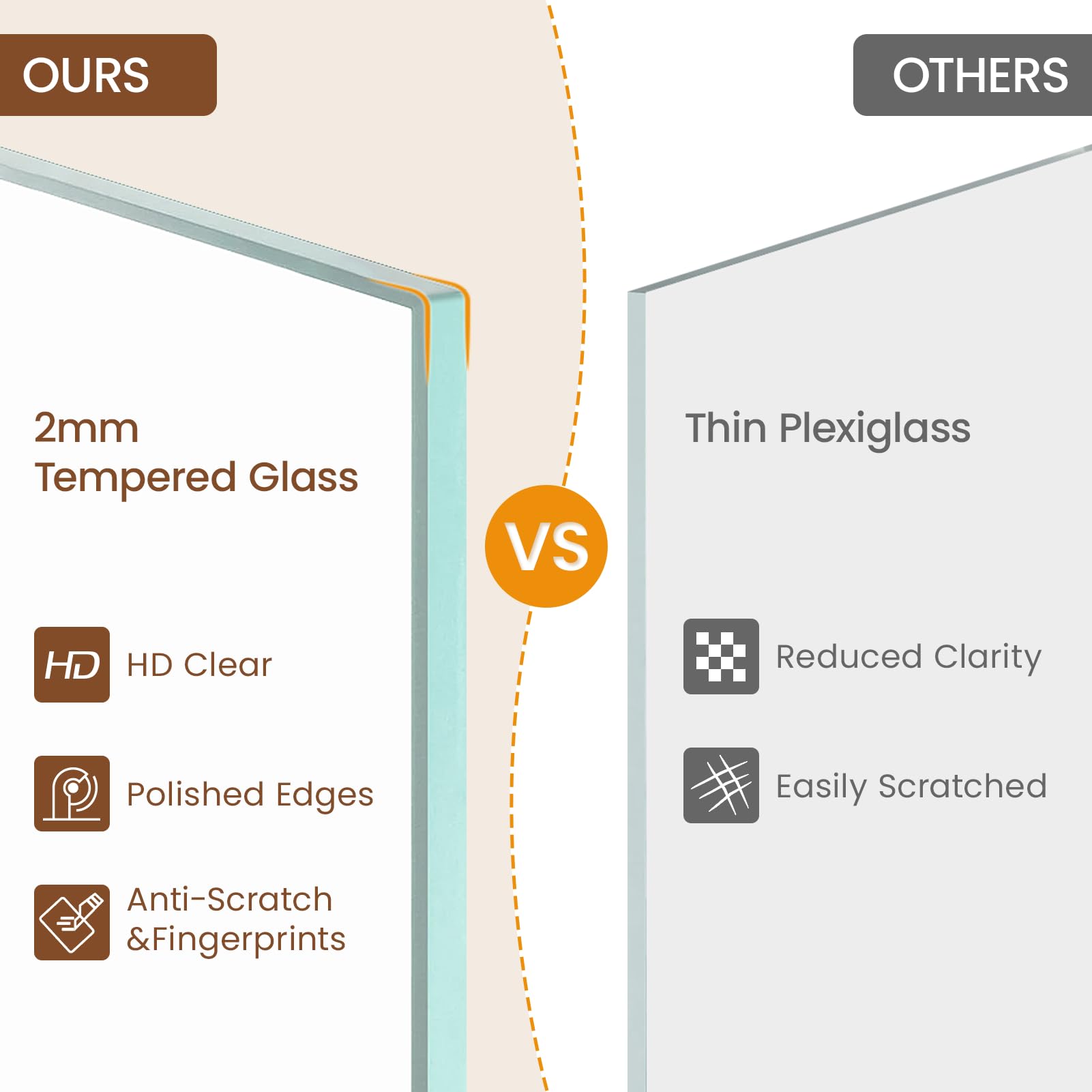 Natural Walnut 12x18 Picture Frames Mat to 9x12 Picture Display,Original Wood Handcrafted Certificate Frame,Wooden Frame 12x18 with Tempered Glass Graduation Family Wedding Photo Wall Mounted