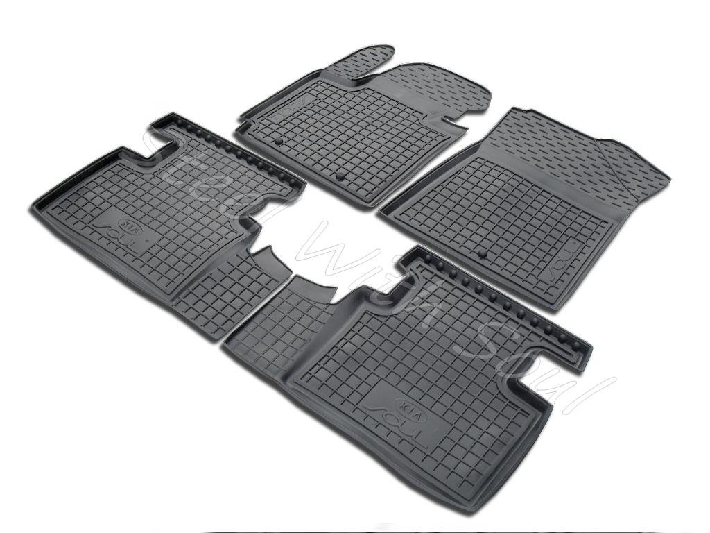 Buy AVG Fully Tailored Rubber Car Floor Mats Carpet for KIA Soul