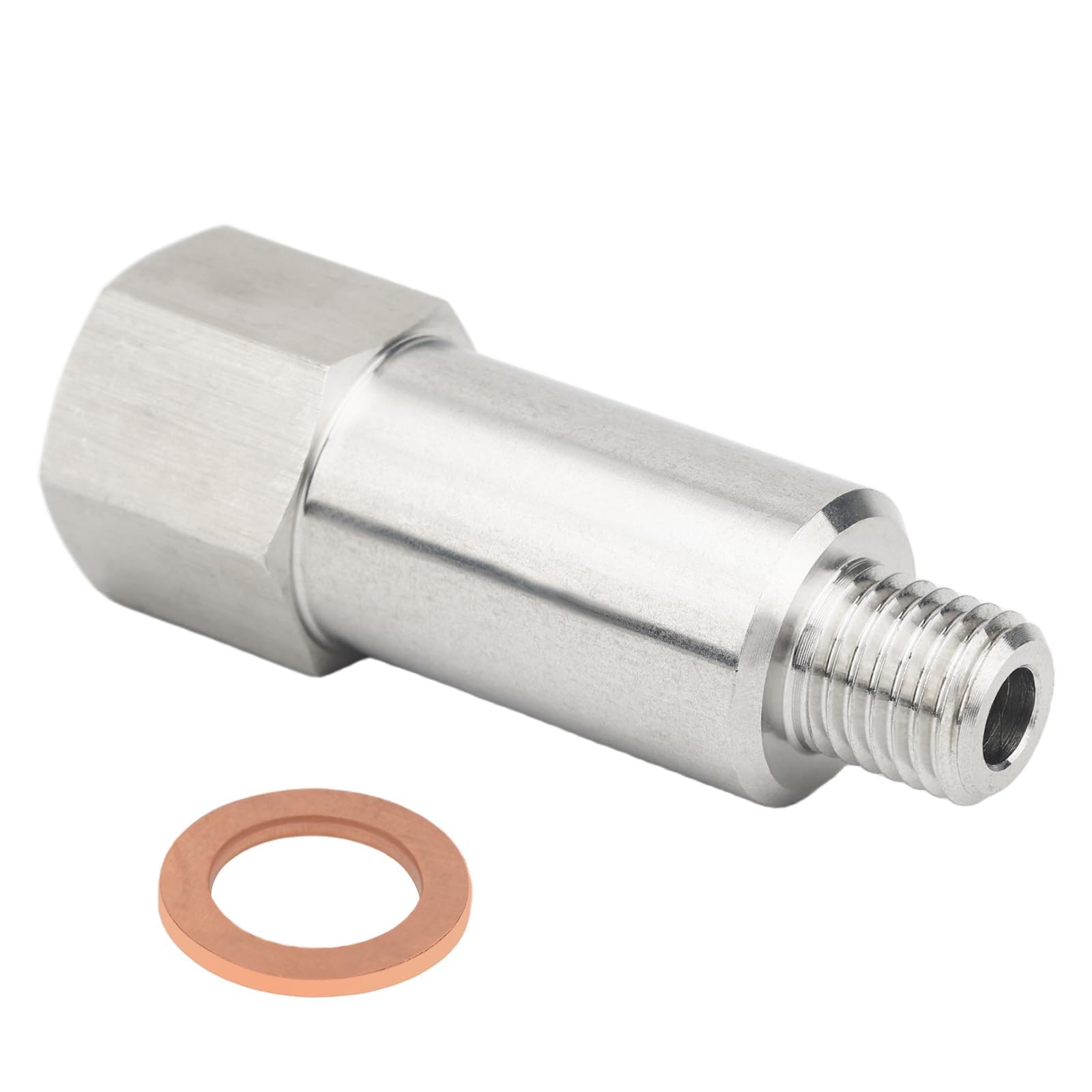 Stainless Steel Coolant Water Temperature Sensor Adapter M12 1.5 to 3/8” NPT LS Engine Swap Adaptert for All LS GM Engine LSX LS1 LS3 LS2 LM4 LM7 L76