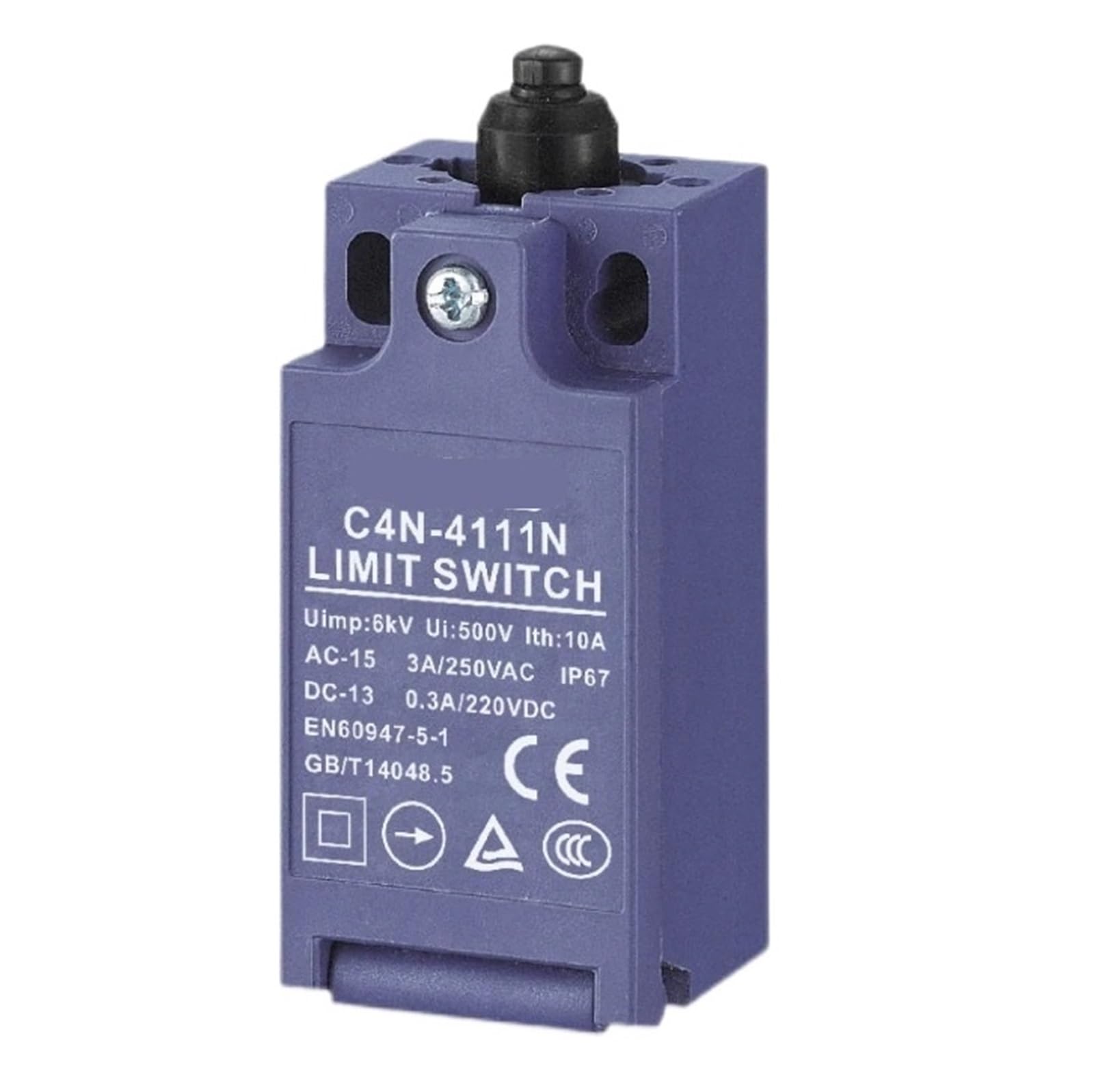 Tscfhgqi One Color C4n-4111N Limit Switch Ip67 1Nc 1No Ac250v 3A Dc220v 0.3A