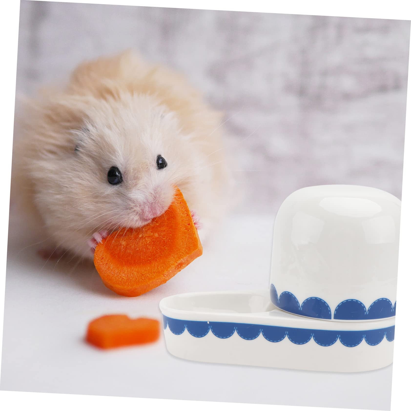 BESPORTBLE 1pezzi Ciotola per Bere in Ceramica per Conigli Abbeveratoio per Animali Domestici Ciotola per Acqua per Conigli Accessori per Animali Domestici