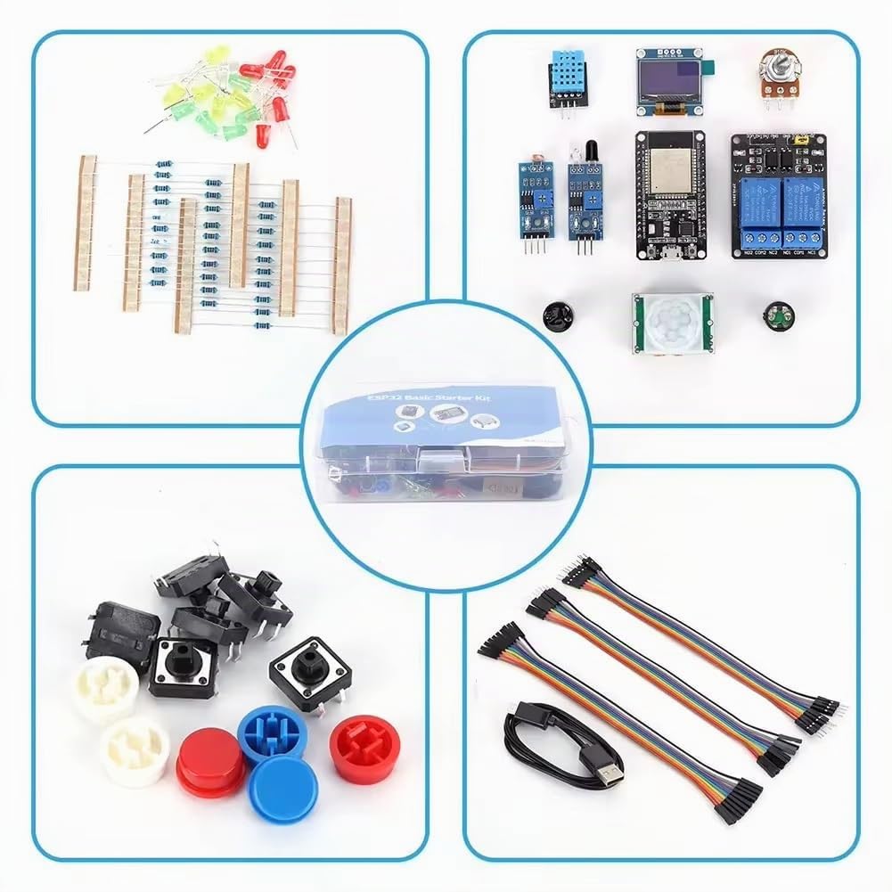 1 Stück ESP32 Basic Starter Kit ESP-32S WiFi Bluetooth Entwicklungsboard Lernkit