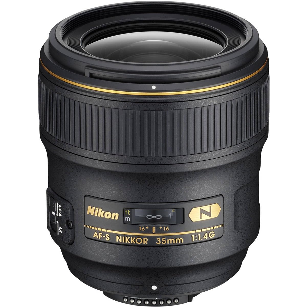 Nikon AF FX NIKKOR 35mm f/1.4G Fixed Focal Length Lens with Auto Focus for Nikon DSLR Cameras black