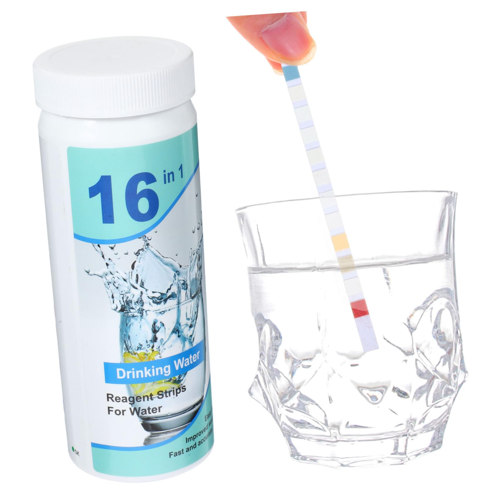 iplusmile 5 Sätze Testpapier Für Die Wasserqualität Aquarienfilter Teststreifen Für Aquarien Anlage Wassertest Wasser Test Teststreifen Für Trinkwasser Trinkwasser-teststreifen 100 Stück * 5