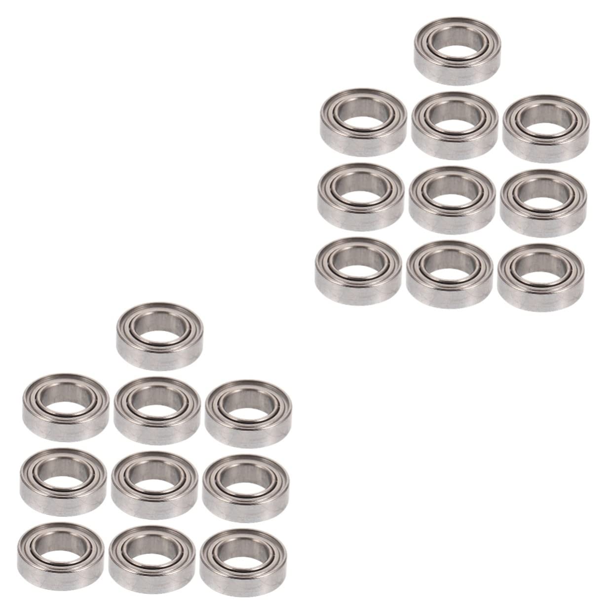 Gatuida 2sets Remote Control Car Wheel Hub Bearings 144001 Car Parts Fittings 10pcs*2