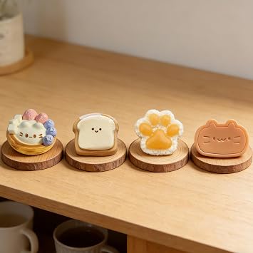 4 PCS Taba Squishy Paw, Taba Squishy Kit, Fufu Squishy, Soft Stress Relief for Relaxation & Gatherings, Cute Squeeze Sensory Item for Anxiety Relief, Suitable for All Ages