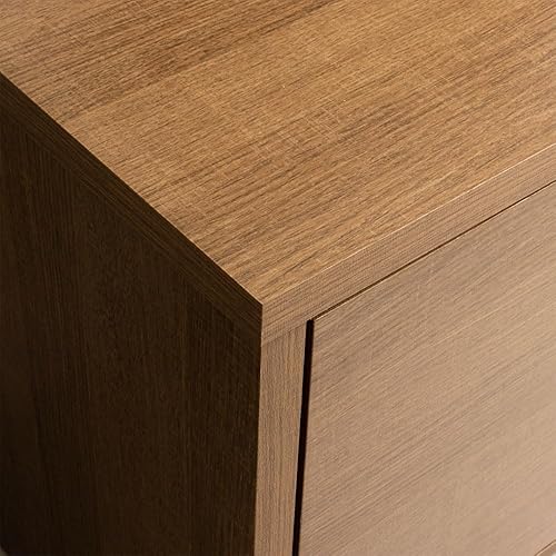 Miniatura 5 de Madesa Mueble de soporte de TV con espacio de almacenamiento y gestión de cables unidad de mesa de TV para televisores de hasta 75 pulgadas madera