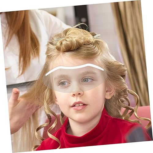 Miniatura 6 de MERRYHAPY 30 unids Máscara Transparente Máscaras de Protección Máscara de Peluquería Suministros de Peluquería Ducha Facial Corte de Pelo Cubierta