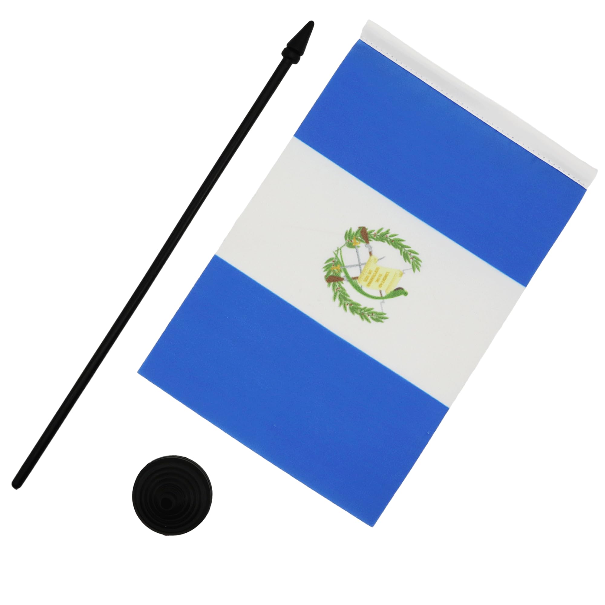 AZ FLAG Guatemala Table Flag 5'' x 8'', Guatemalan Office Decoration 100% Polyester 21 x 14 cm - Image 3