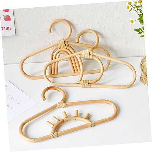 Miniatura 7 de UPKOCH Percha para niños, perchas para colgar ropa de bebé, perchas para niños, perchas para ropa para armario, perchas de ratán para niños,