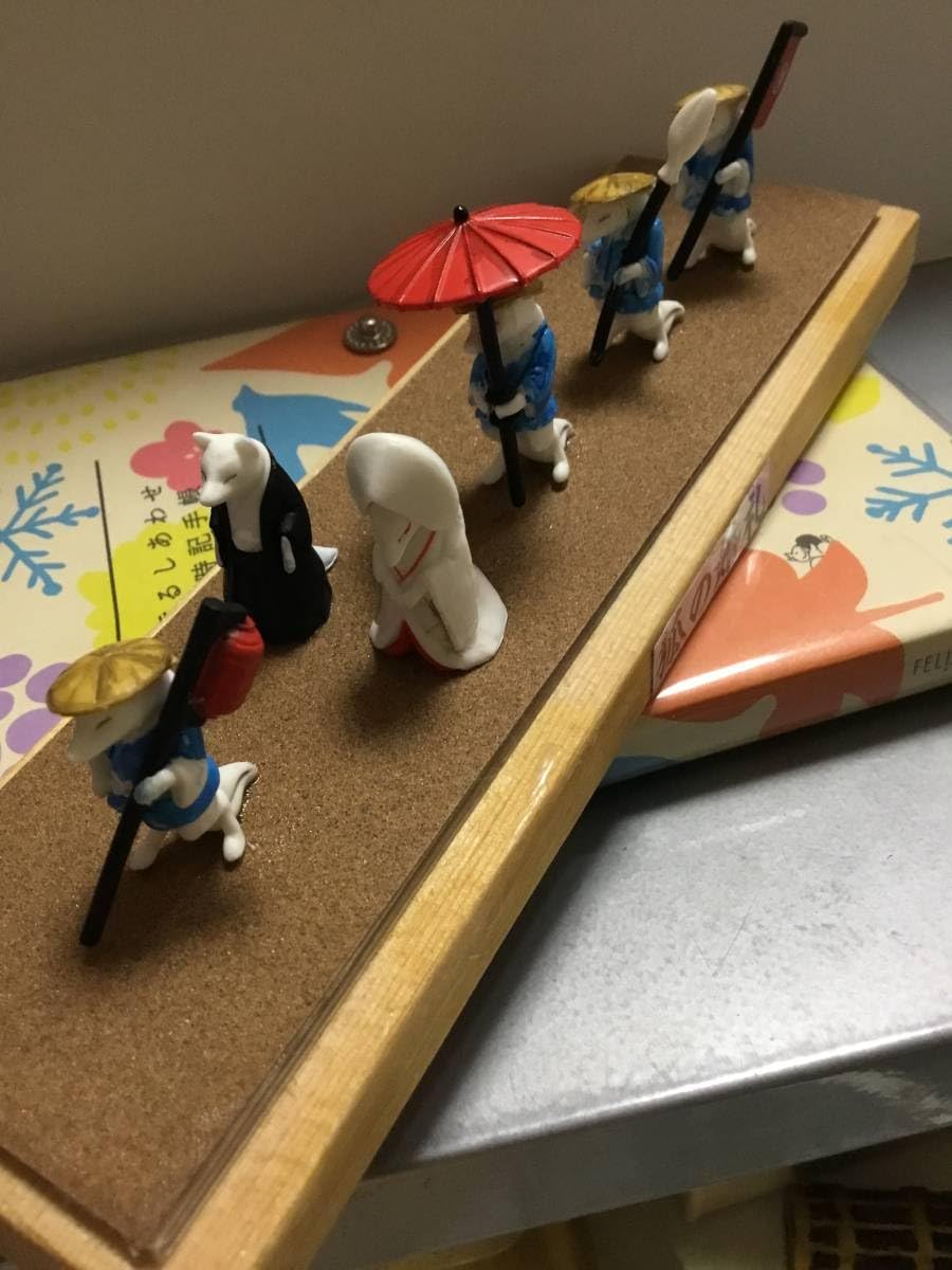 Amazon | 狐の嫁入りフィギュア全6種(塗装完成品)アクリルケース付き