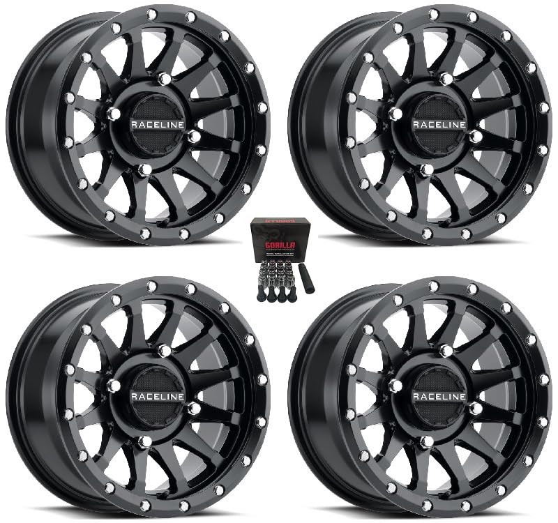 Raceline Trophy UTV Wheels/Rims Black 15' Polaris RZR 1000 XP/Ranger XP 900/1000