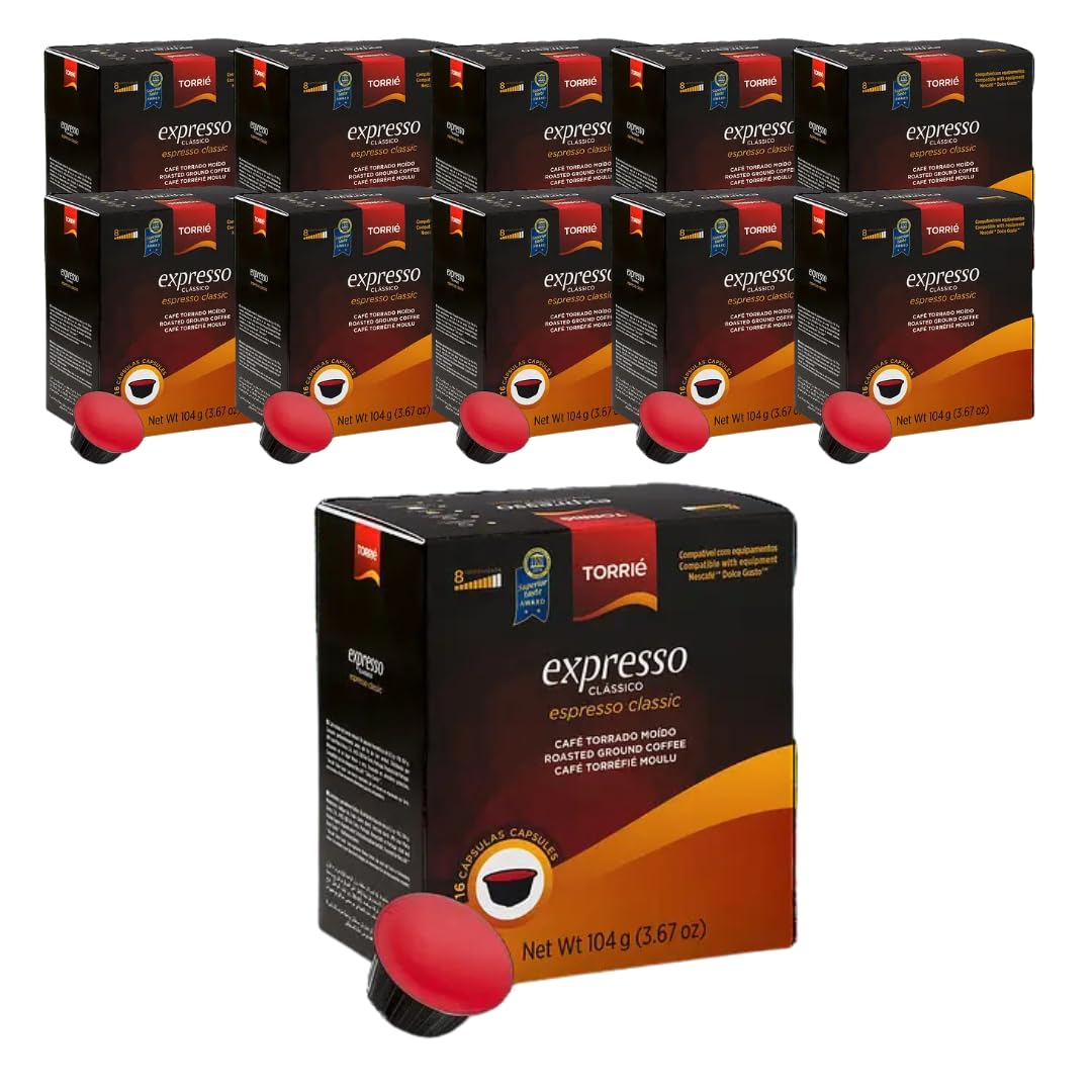 Espresso Expresso Dolce Gusto Compatible 160 Pack - by Torrié Coffee Capsules Pods Variety Blend Mix