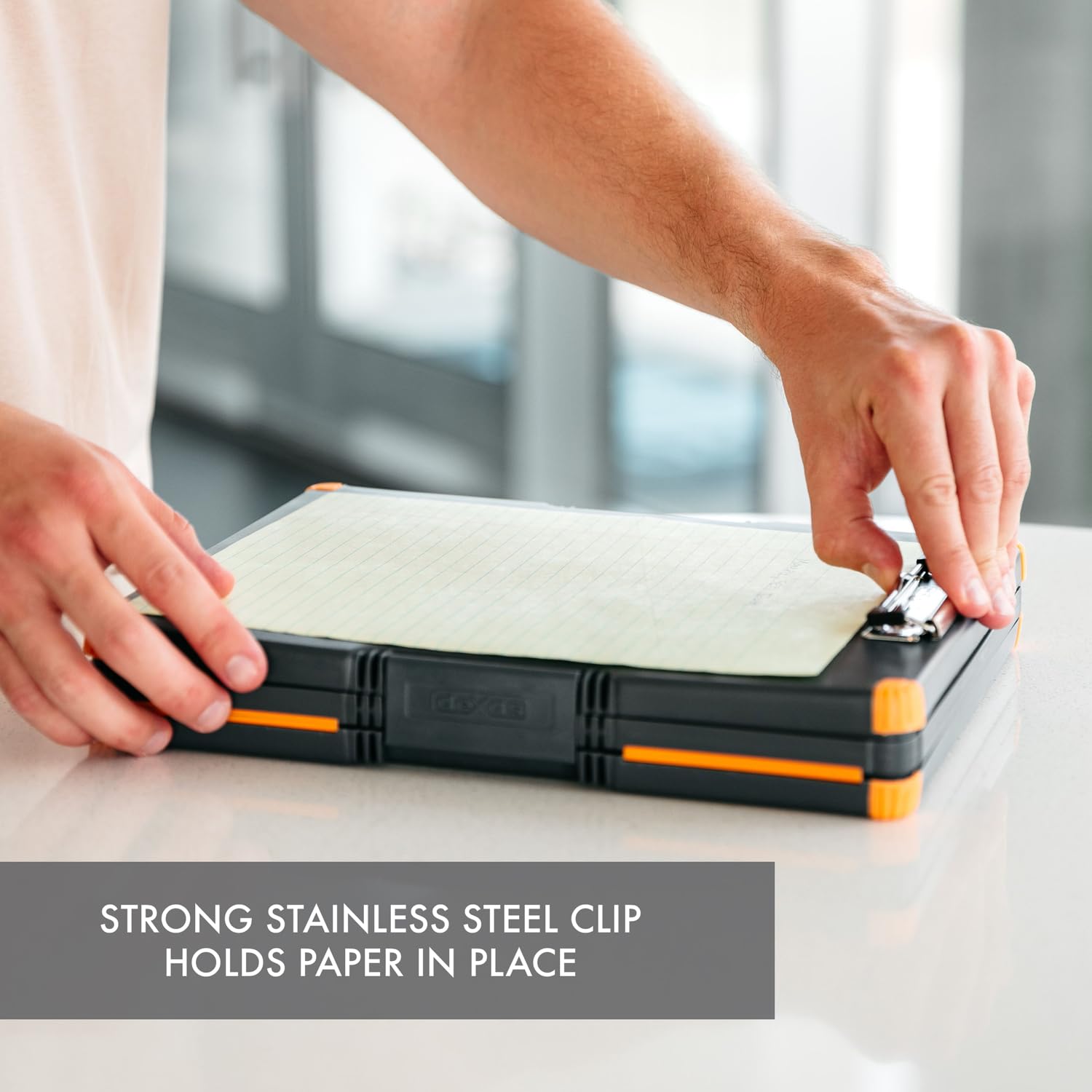 Dexas Duo Clipcase dubbelzijdige opbergtas en organizer, geel, 25,4 x 33,02 x 5,72 cm; 740 gram